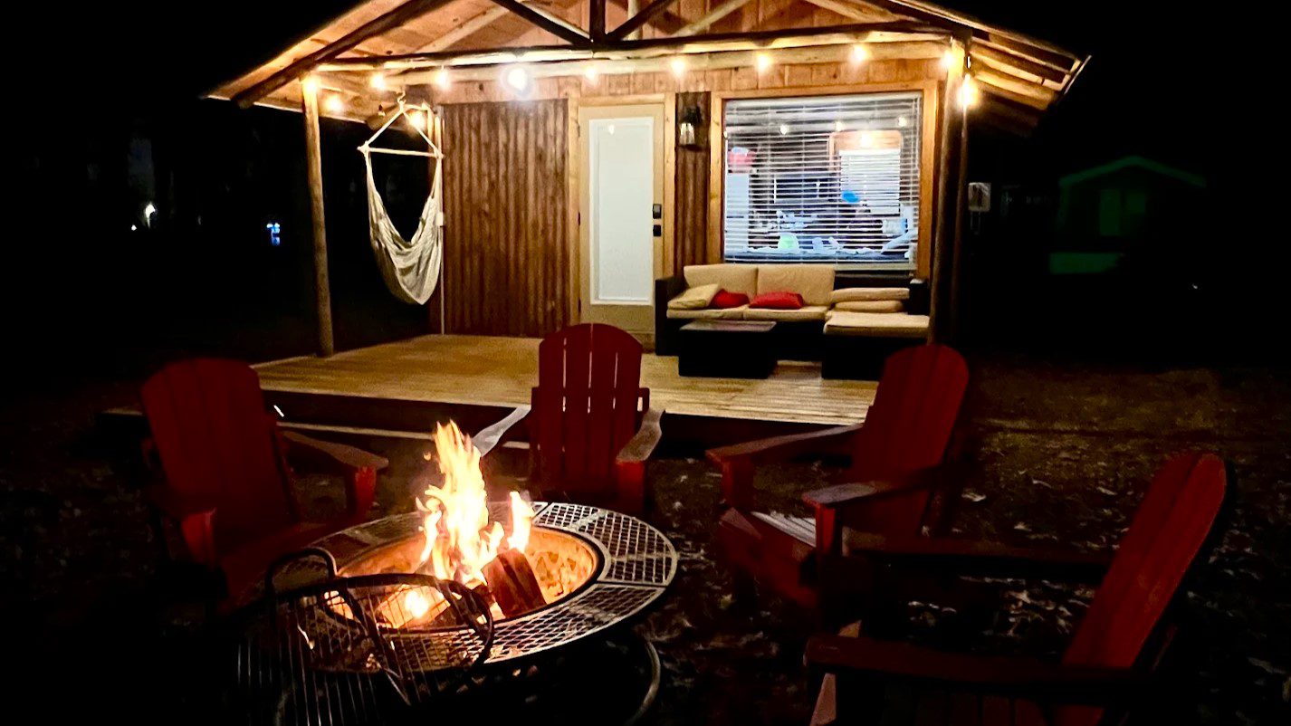 night time 2 at mid lake campground toledo bend hemphill tx