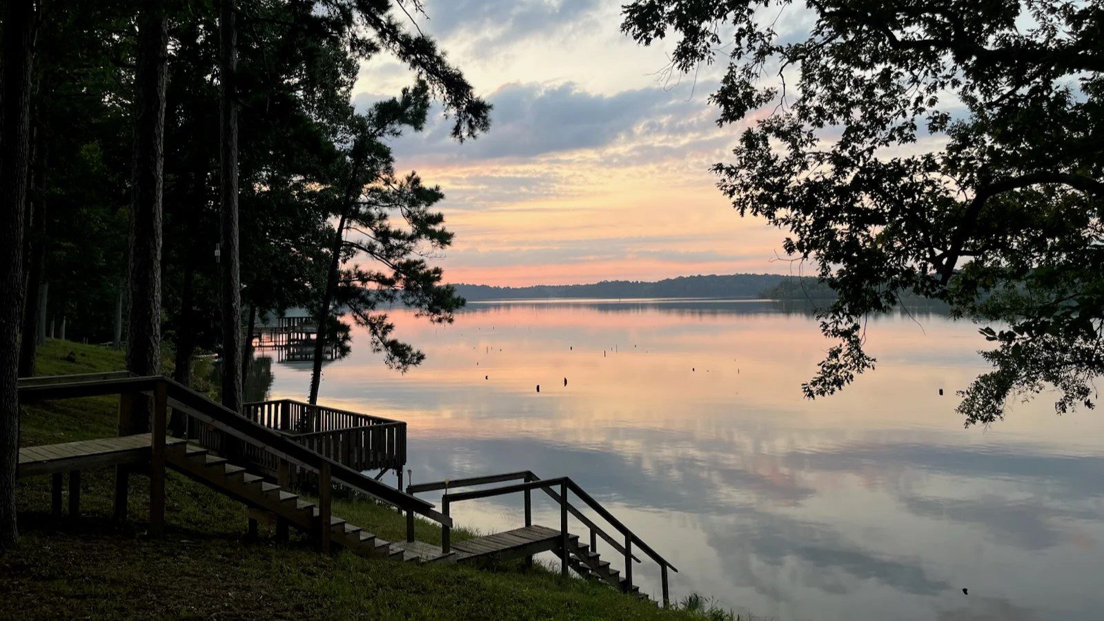 sunrise porch at mid lake camprgound toledo bend hemphill tx