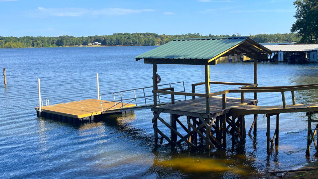 swimming ramp at toledo bend mid lake campground henphill tx
