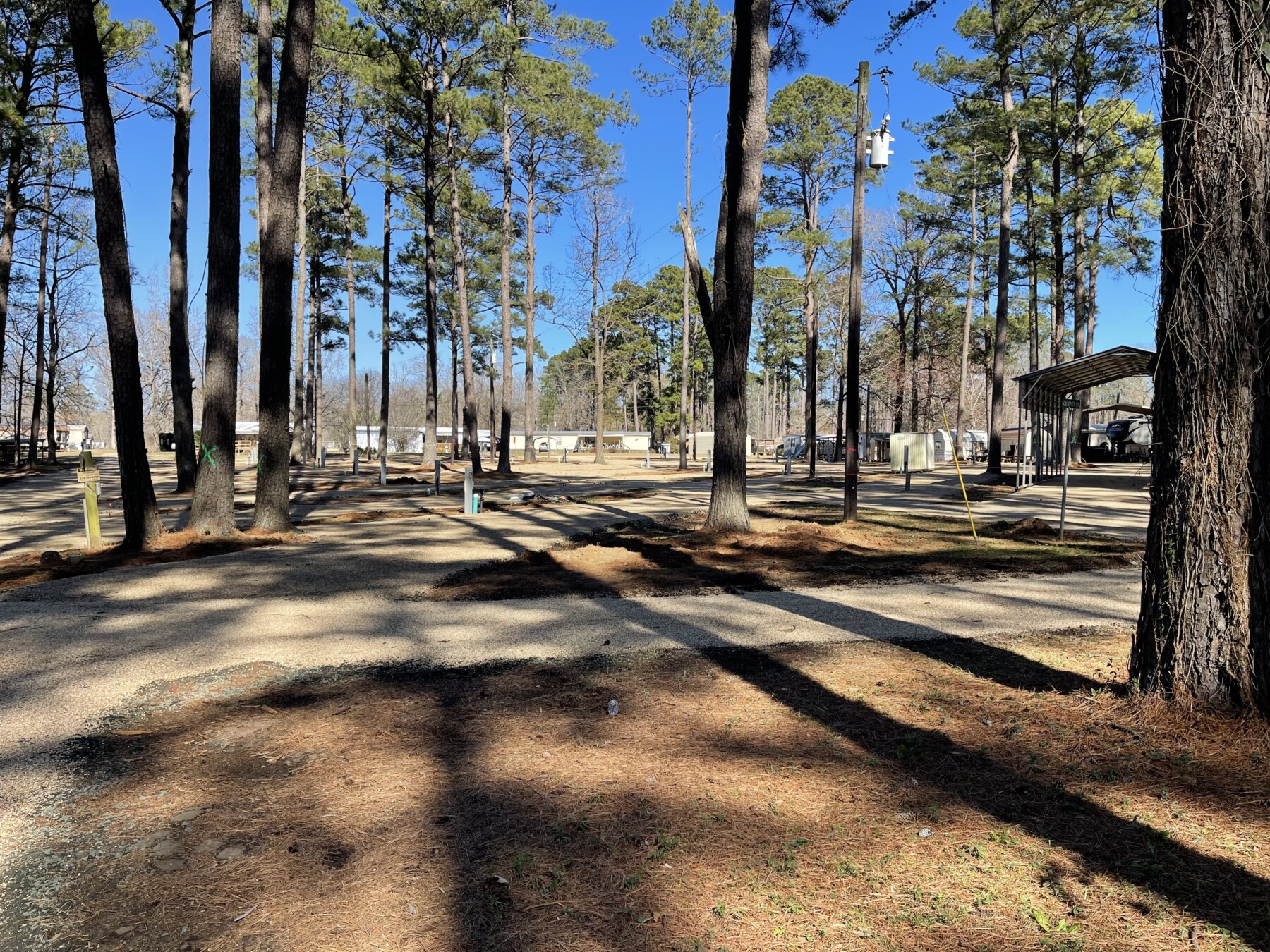 campround entrance 2 at mid lake campground toledo bend hemphill tx
