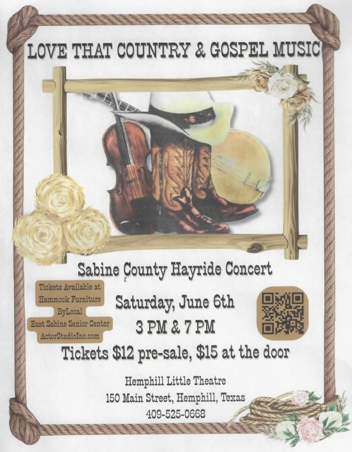 Hemphill Theatre Hayride Concert near mid lake campground at toledo bend hemphill tx
