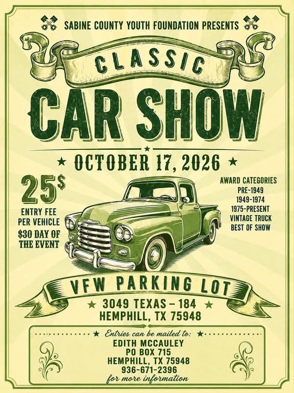 Car show october 2026