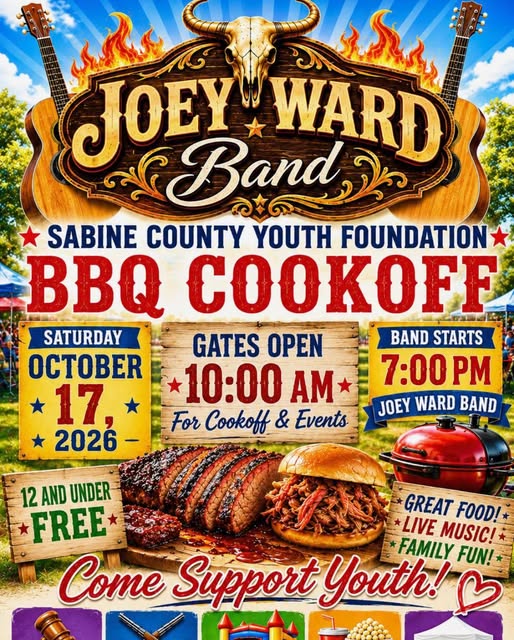 Joey Ward Band at Sabine County Youth Foundation BBQ Cookoff