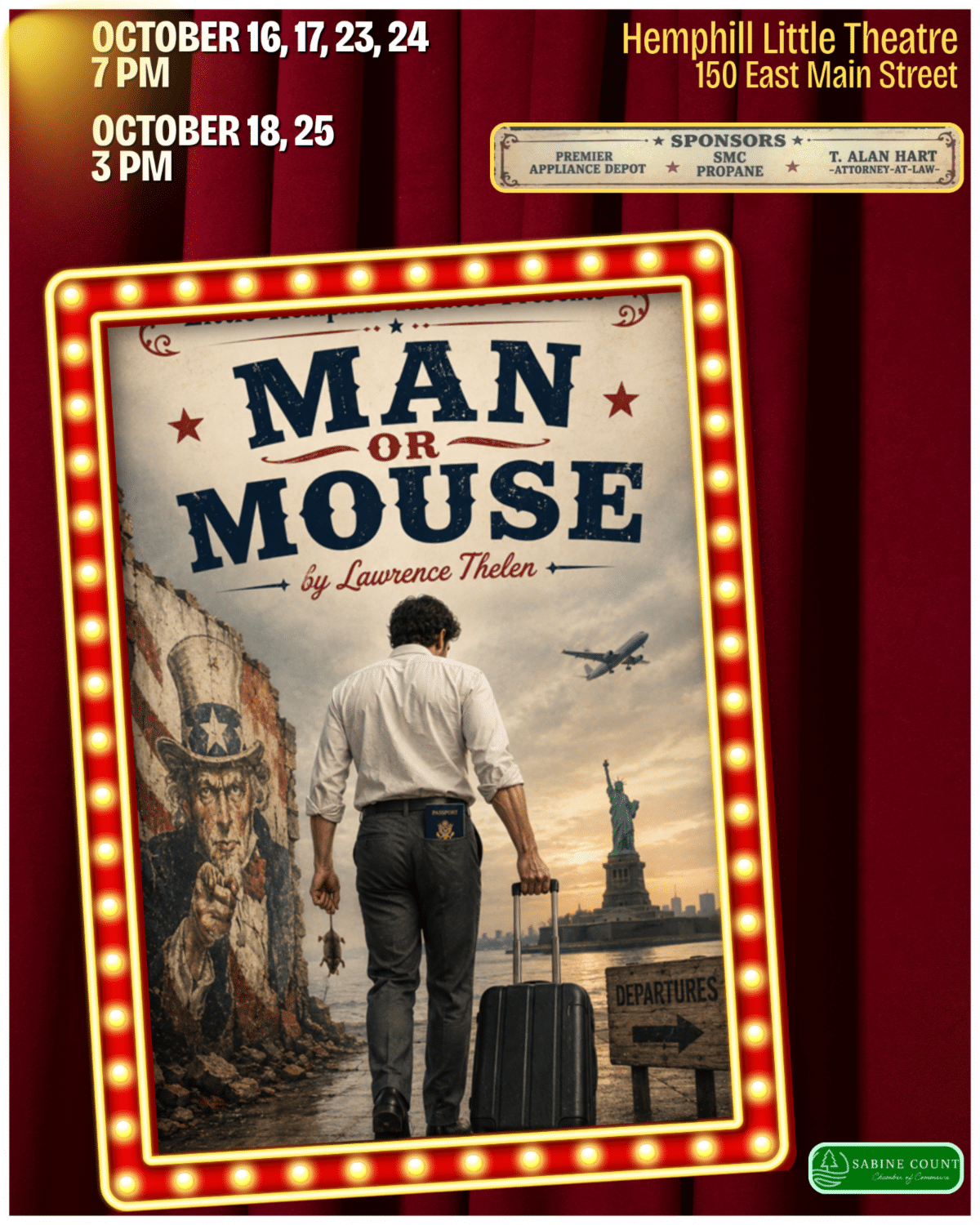 Man or Mouse Hemphill Little Theatre
